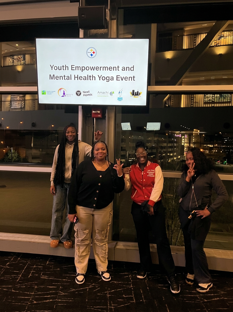 Amachi Ambassadors at a youth empowerment and mental health event