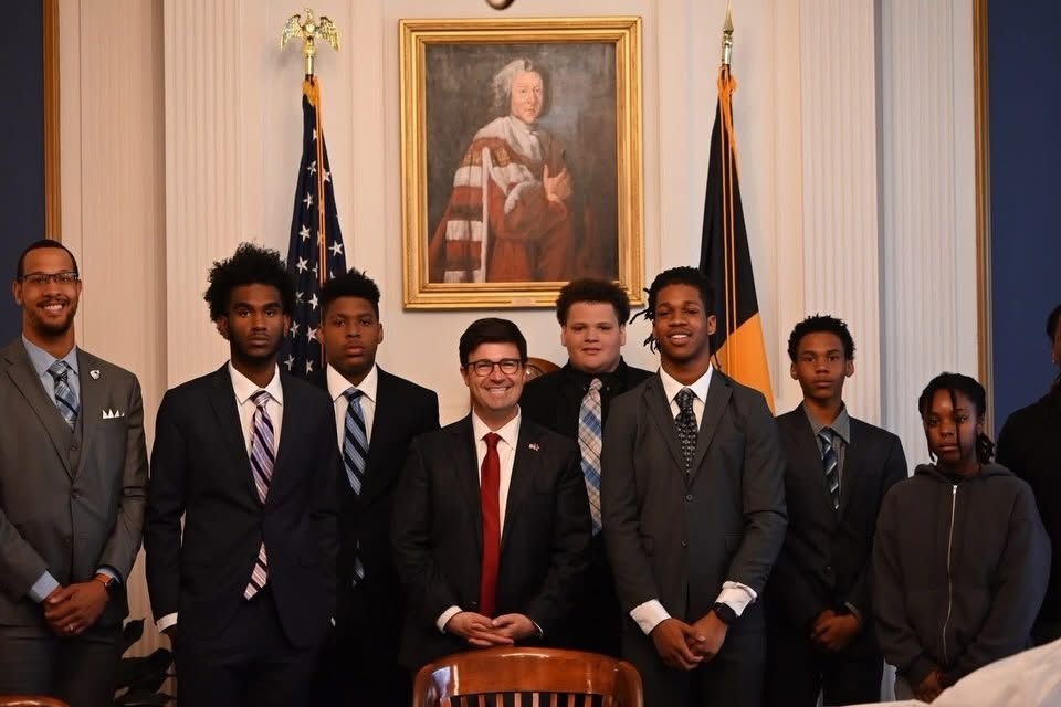 Amachi Ambassadors meeting with the Mayor at City Hall