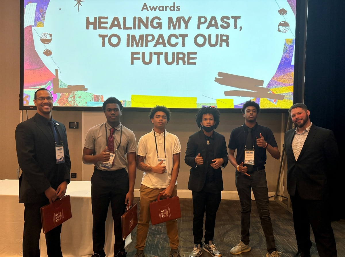 Amachi Ambassadors at the Healing My Past, To Impact Our Future awards presentation