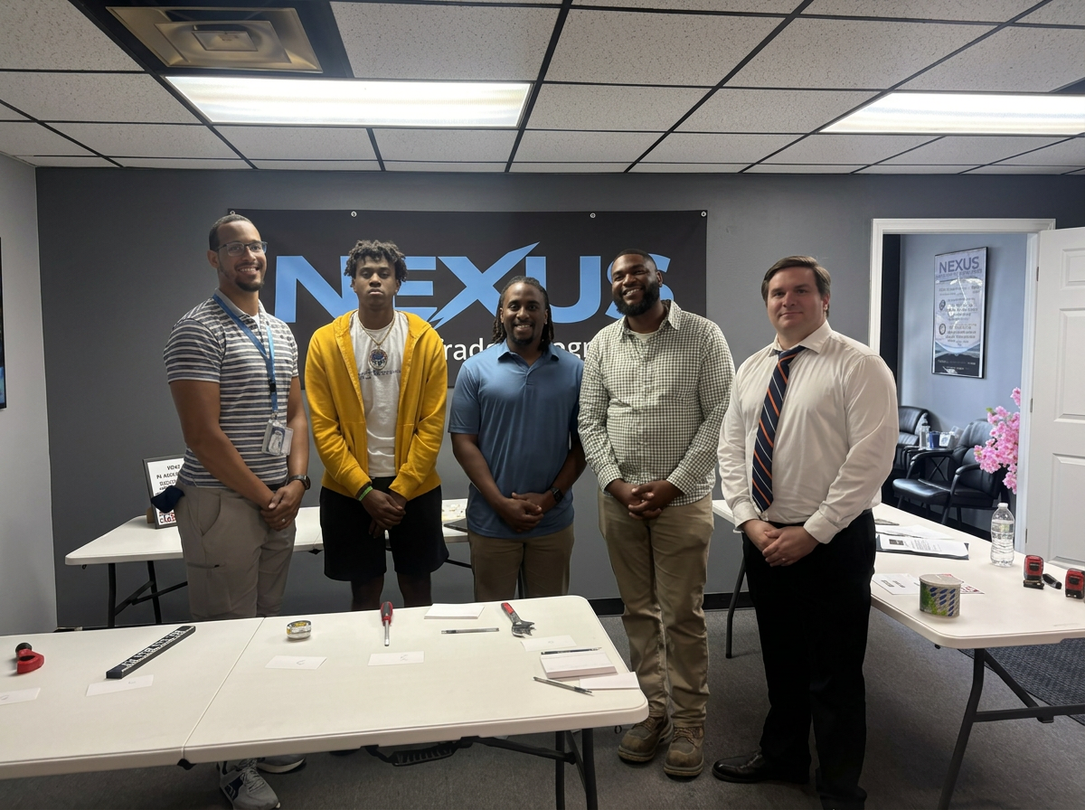 Amachi staff and partners at a NEXUS community workshop
